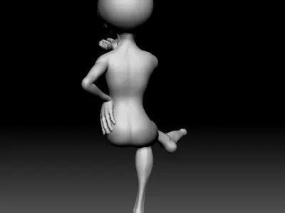 Alien Statue - 0190 3D print model