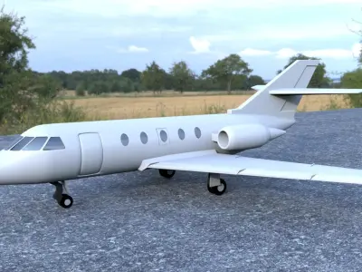 Dassault Falcon 200 3D model