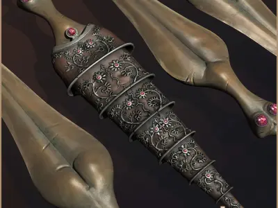 Legendaly Venus Sword Free low-poly 3D model