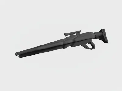 Machine-guns from future 3D print model