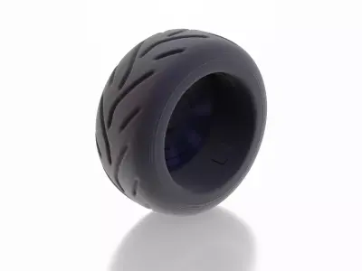 Tire Cap 3D print model