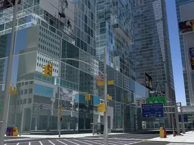 High Def City Street 2 3D model