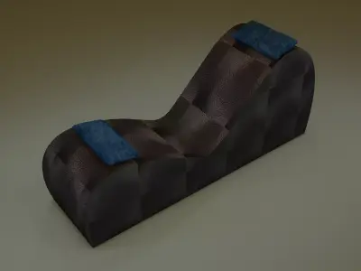 Love Bed Free 3D model