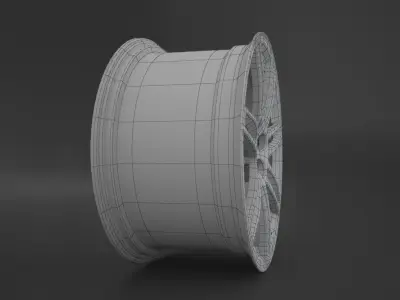 Audi RS4 Rim 3D model