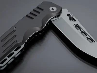 Pocket Knife -  Game Ready Low-poly 3D model