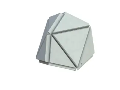 Sci Fi Object No 3484 Low Poly Low-poly 3D model