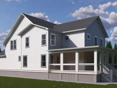 American Private House 3D model