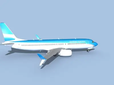 Boeing 737-8 Max Aerolineas Argentinas 3D model