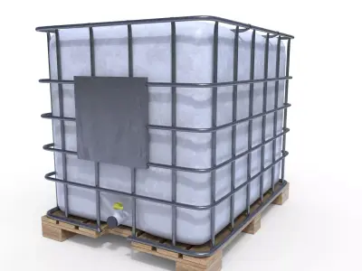 IBC Container Low-poly 3D model