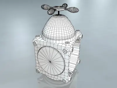 Rusted Vacuum Meter 3 3D model