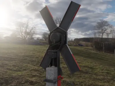 Low-Poly Andreaskreuz Version 2 Low-poly 3D model