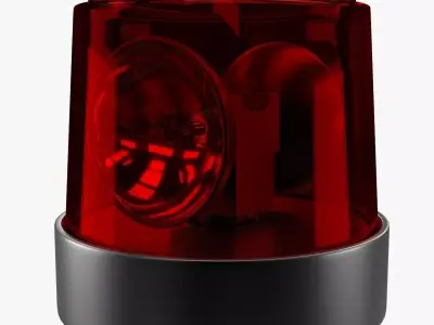Warning Light 3D model
