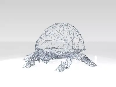 Ladybird Wireframe 3D model