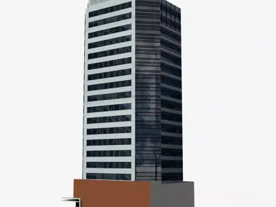 Freeman Fox House Low-poly 3D model