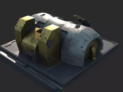 Future Sci-Fi Matter Generator 3D model