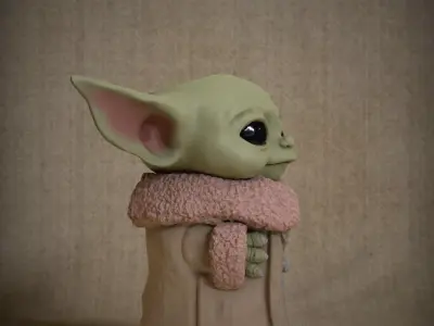 Star Wars Grogu 3D Printable Mug 3D print model