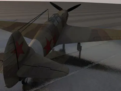 Yakovlev Yak-7 3D model