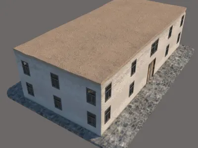 Old Structure v2 Low-poly 3D model