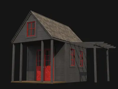 Garden Cabin 5 3D model