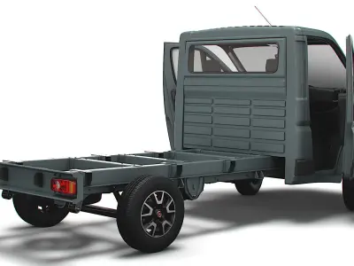 Fiat Ducato Chassis Truck SCab 3450WB HQInterior 2023 3D model