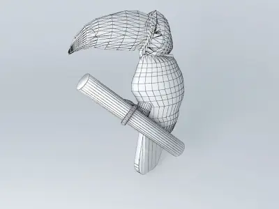 Toucan (Ramphastos toco Free 3D model