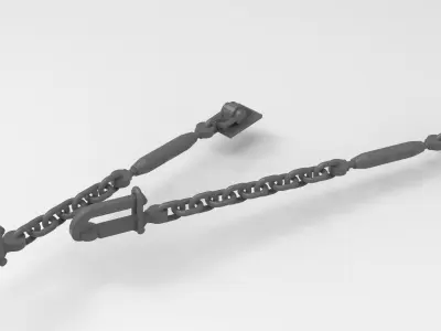 chain 3D print model