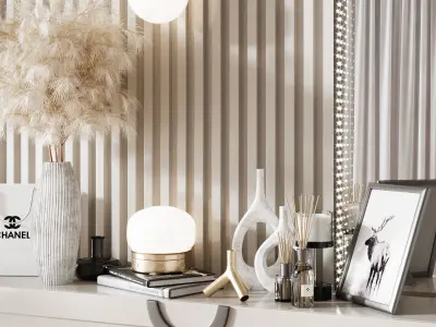 Hallway Set N10 1 3D model