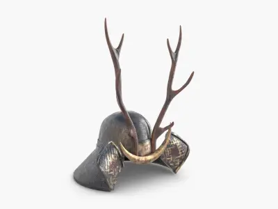 Samurai Helmet 3D model