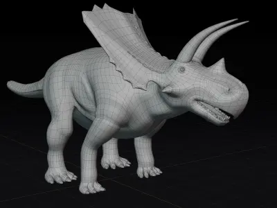  Tuneri Low-poly 3D model