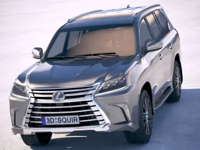 Lexus LX 570 2017 3D model purchase
