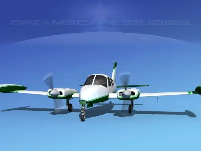 Cessna 320 Skyknight V10 3D model