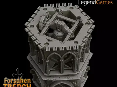 LegendGames Trench Crusade Bell Tower 3D print model