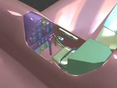 World War 2 plane Collection Low-poly 3D model