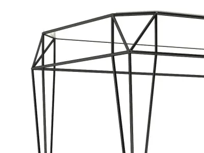 FREE Contemporary Steel Table Free 3D model