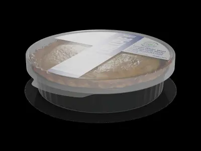 Pasties dumplings and pizzas Chicken and Leek Pie 3D model