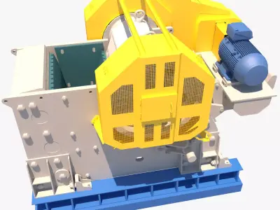 crusher chancador quijadas c160 3D model