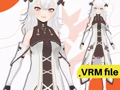 VRM SCI FI WARRIOR PRIEST BOSS RPG ARMOR MODEL 3D model