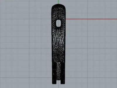 Orecchino modello E Free 3D model