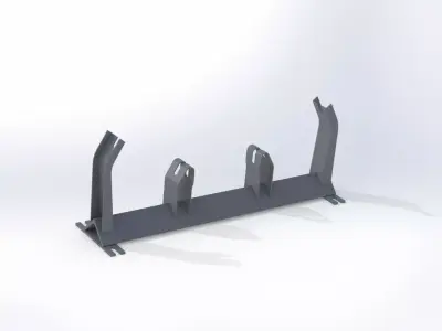 Idler support frame Free 3D model