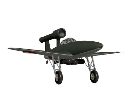 kawanishi baika 3D model