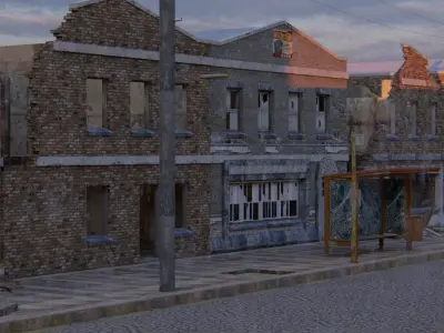 old city-historic city 3D model