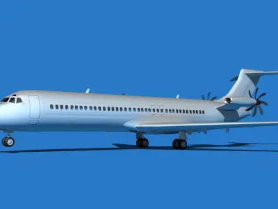 Boeing 7X7-1 Jet Fan V100 3D model