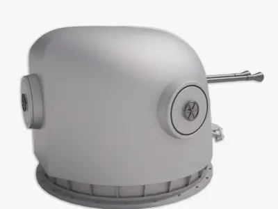 40MM Bofors 3D model 3D model