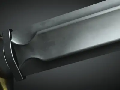 Broad Sword 3D model