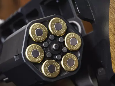 Chiappa Rhino 60DS Low-poly 3D model