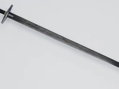 Sudanese Sword Low-poly 3D model