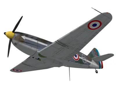 Dewoitine D520 3D model