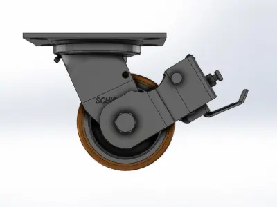 Rodizio Schioppa GM 42 PE FP Wheel 3D model