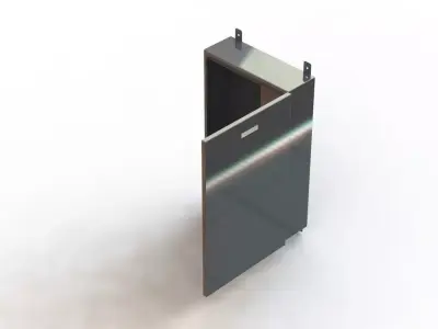 Painel Eletrico Electric Panel 190 x 500 x 800 mm 3D model