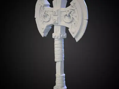 Stylized Axe 22 3D model